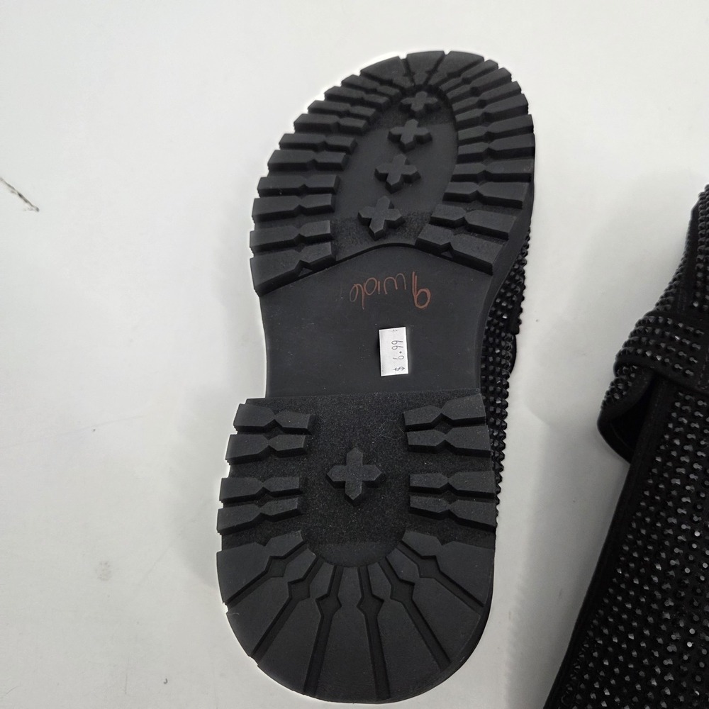 Torrid Embellished Loafer Size 9WW Chunky Goth Glam Workwear Slip On Comfort Lug - Picture 6 of 6